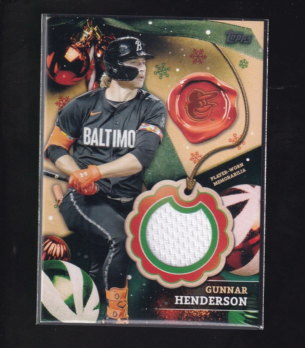 2024 Topps Holiday #RC-GH Gunnar Henderson Relics
