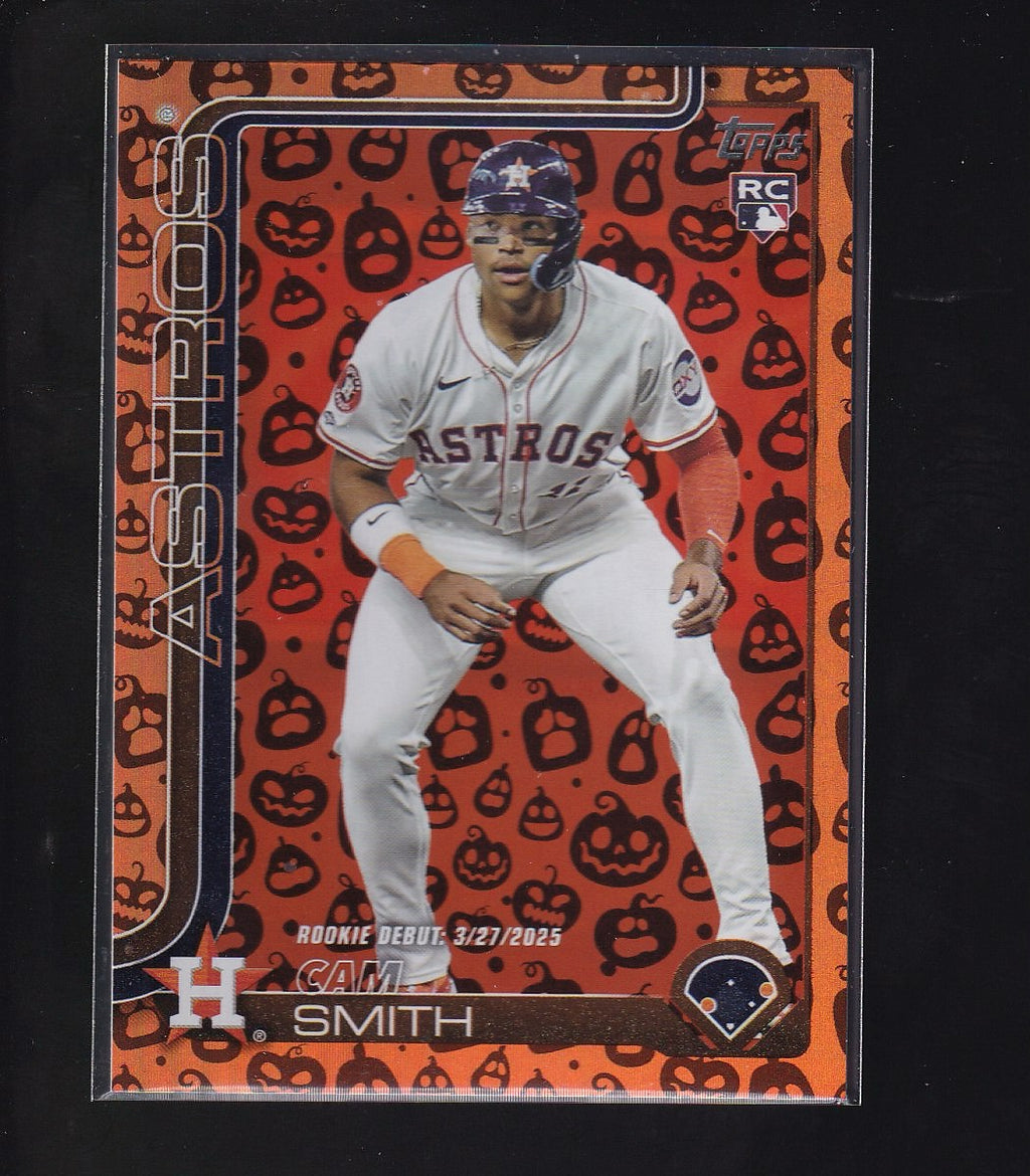 2025 Topps Update #US45 Cam Smith Holiday Jack O’Lanterns