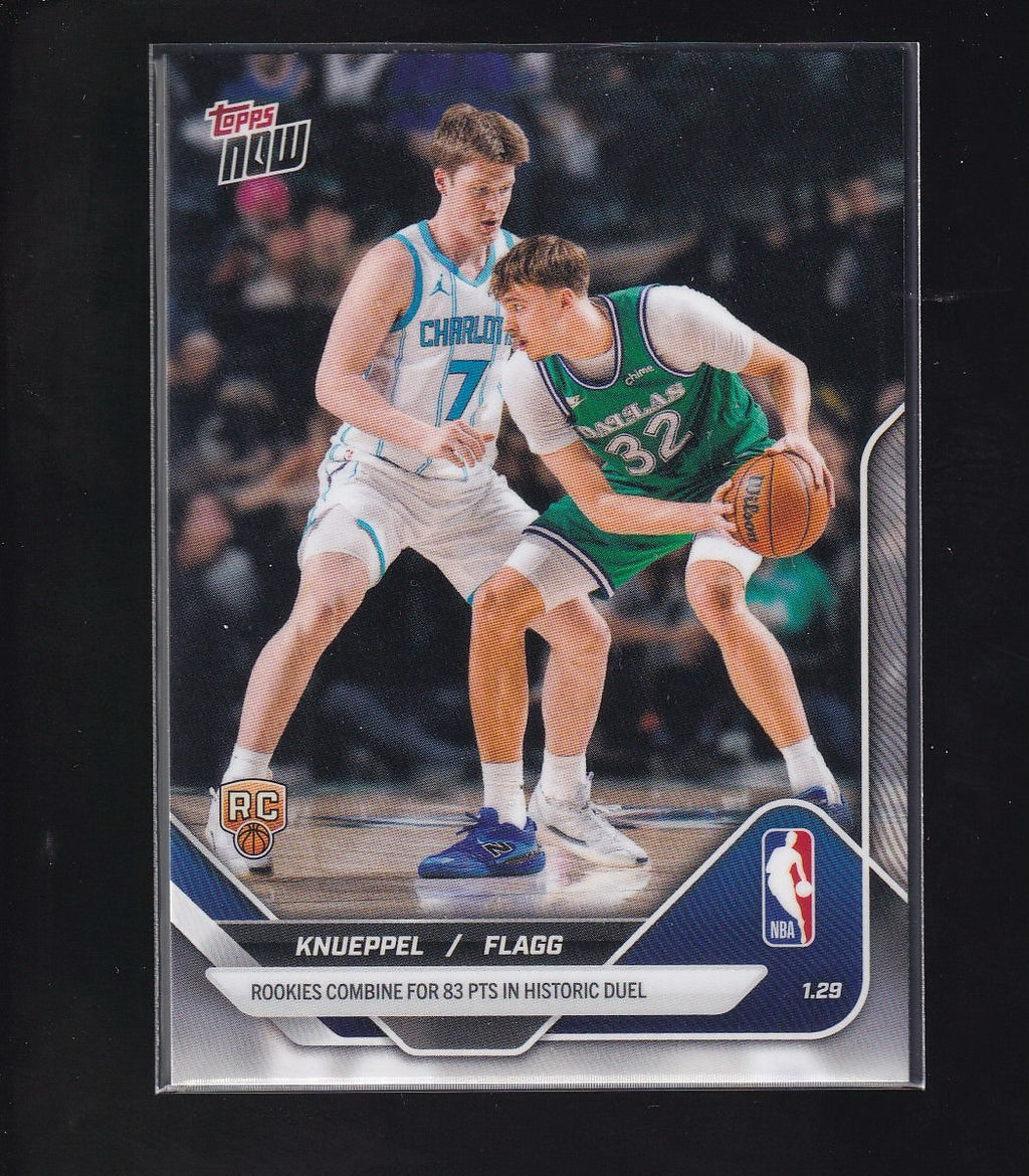 2025-26 Topps Now #152 Kon Knueppel / Cooper Flagg