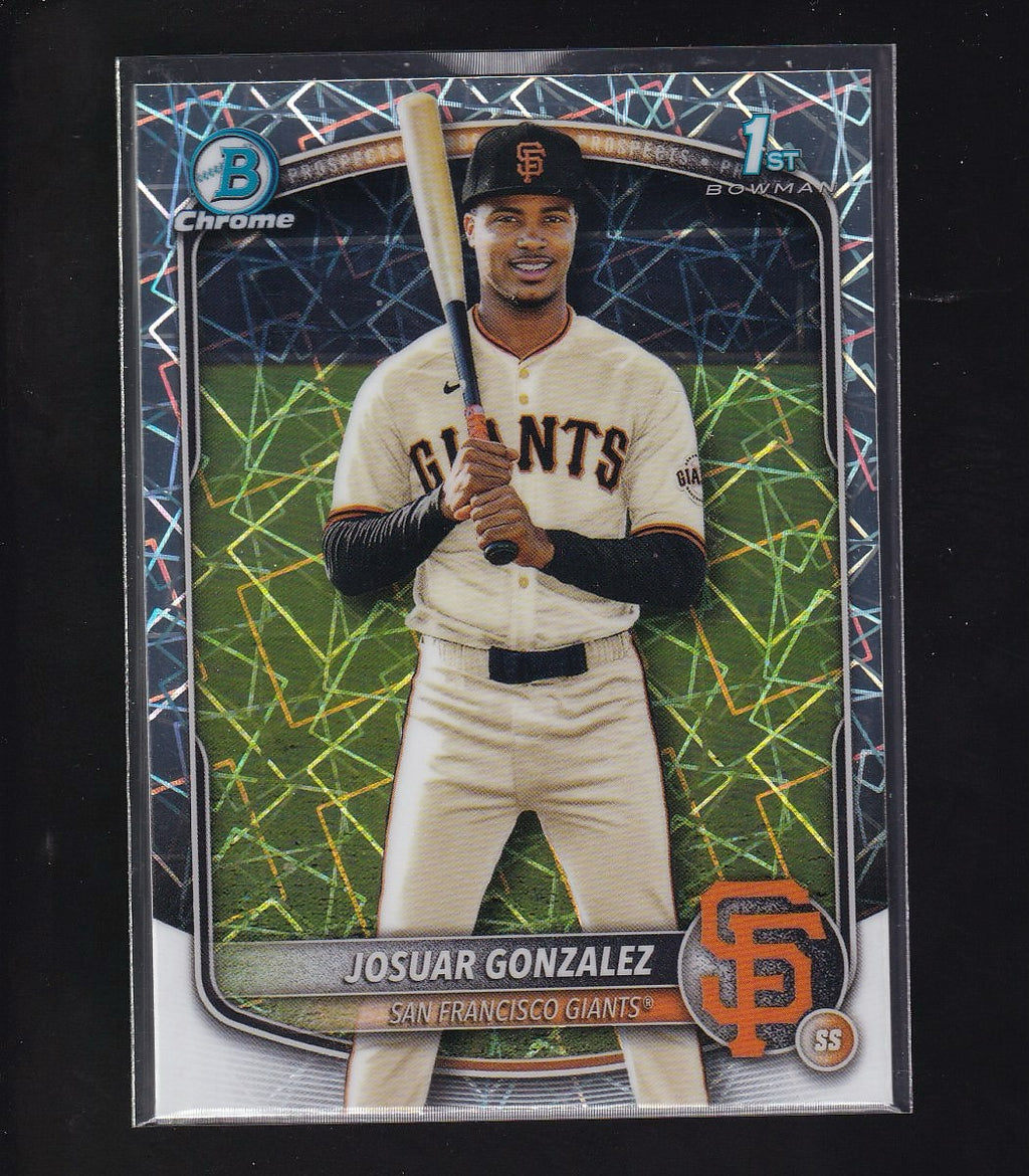 2025 Bowman Chrome #BCP-153 Josuar Gonzalez Prospects Laser