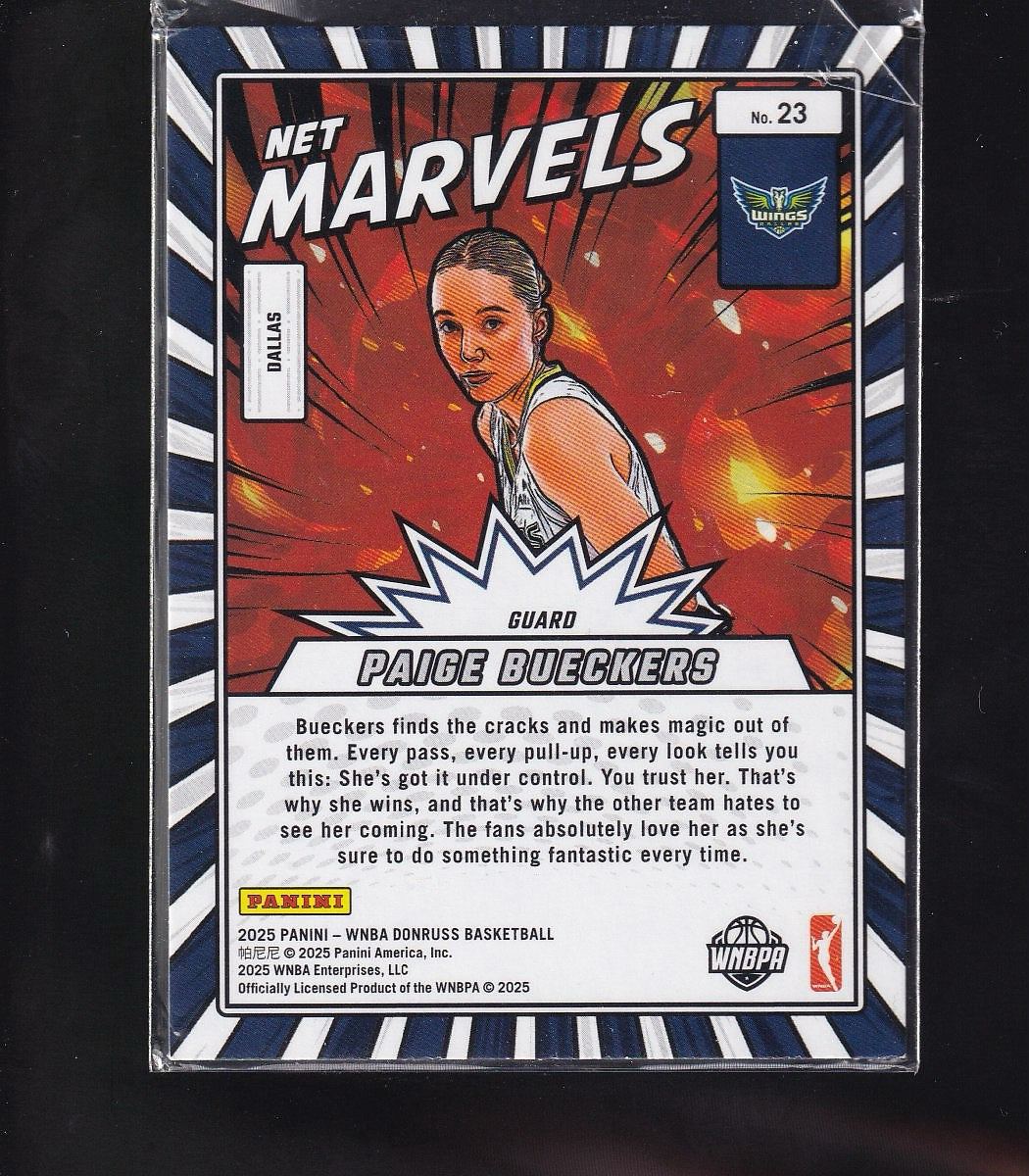 2025 Donruss WNBA #23 Paige Bueckers Net Marvels