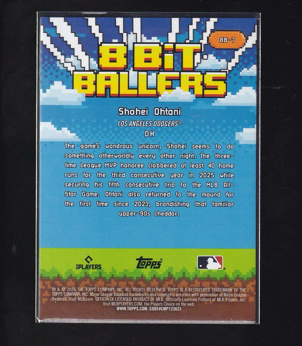 2026 Topps #8B-7 Shohei Ohtani 8 Bit Ballers