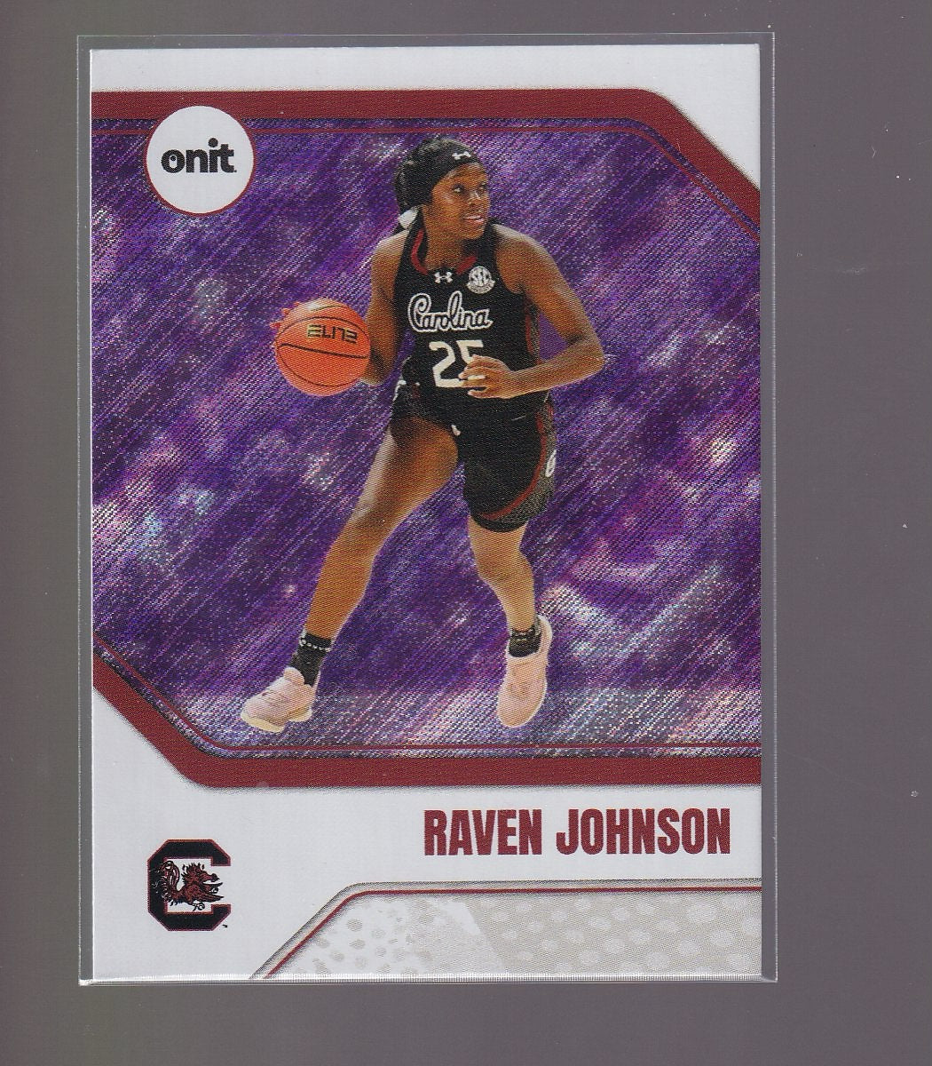 2025-26 ONIT Athlete South Carolina Gamecocks Women #B-7 Raven Johnson Purple