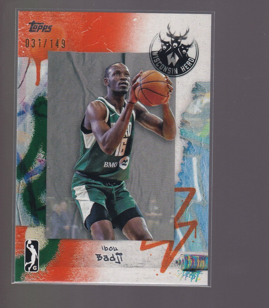 2024-25 Topps G-League #99 Ibou Badji Orange #/149