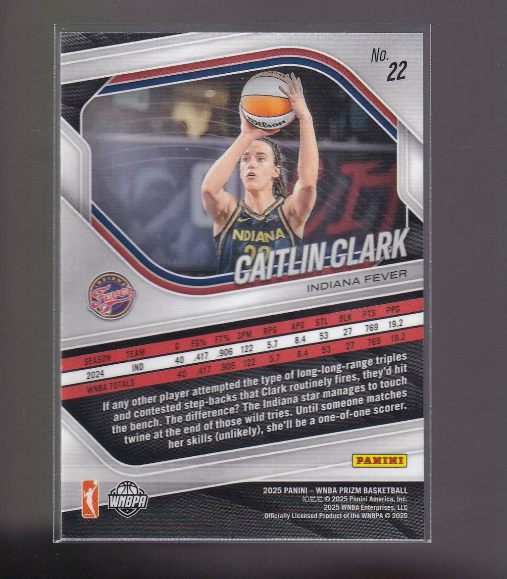 2025 Panini Prizm WNBA #22 Caitlin Clark
