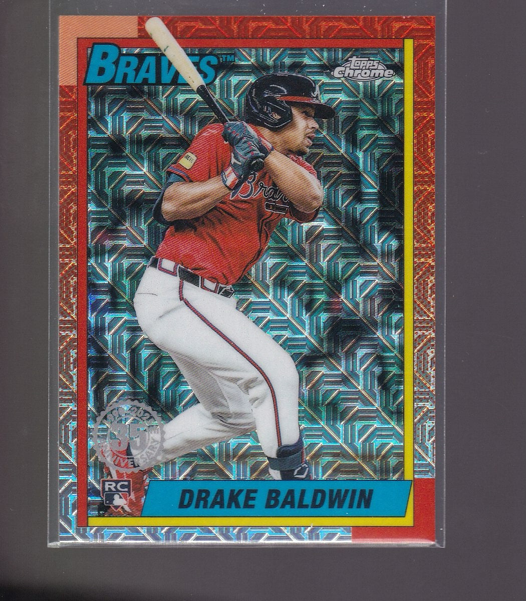 2025 Topps Update #U90C-4 Drake Baldwin 1990 Topps Baseball Chrome Silver Pack