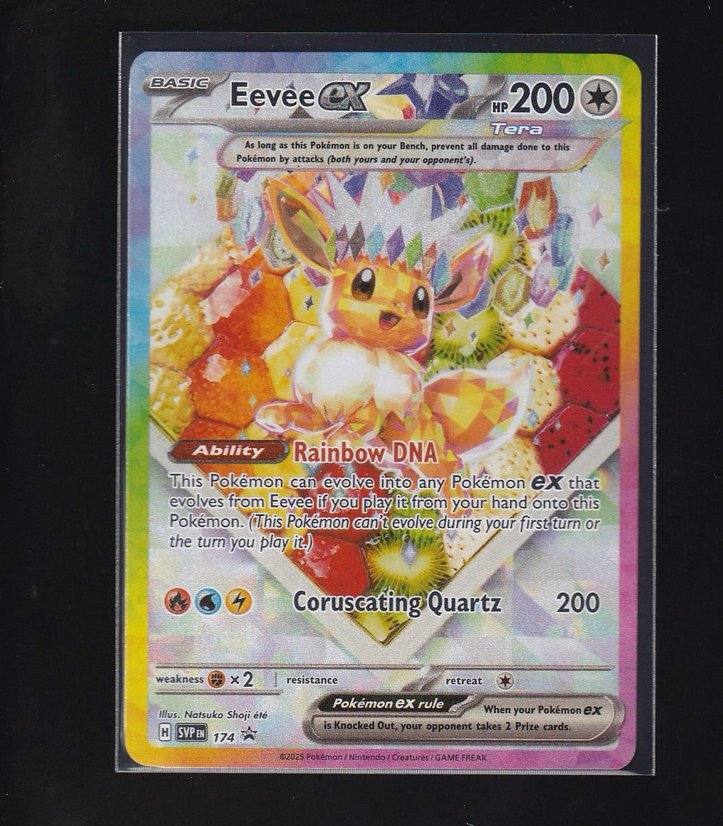 SV: Scarlet & Violet Promo Cards #174 Eevee ex -Black Star Promo