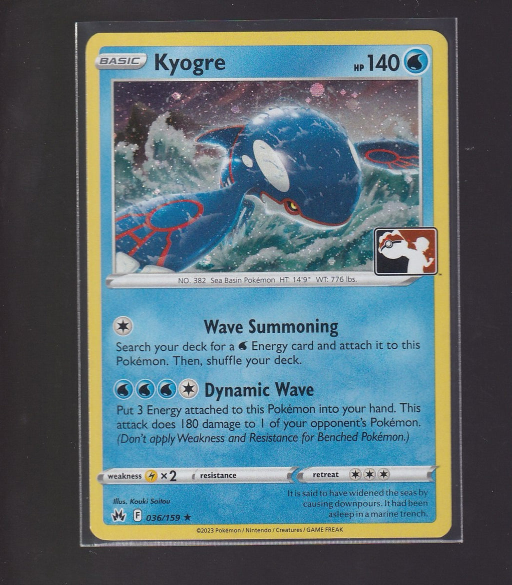 Prize Pack Series Cards #036/159 Kyogre-Cosmo Holo