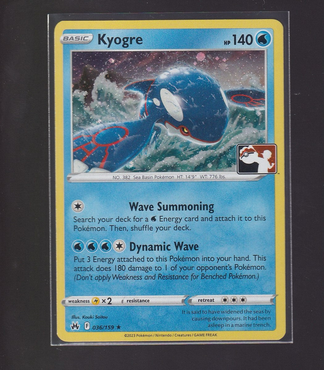 Prize Pack Series Cards #036/159 Kyogre-Cosmo Holo