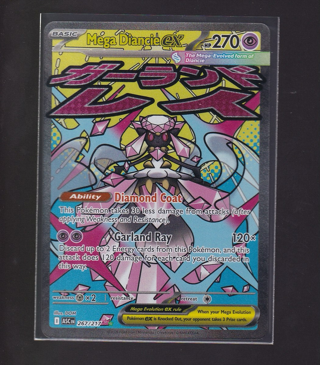 ME: Ascended Heroes #267/217 Mega Diancie ex