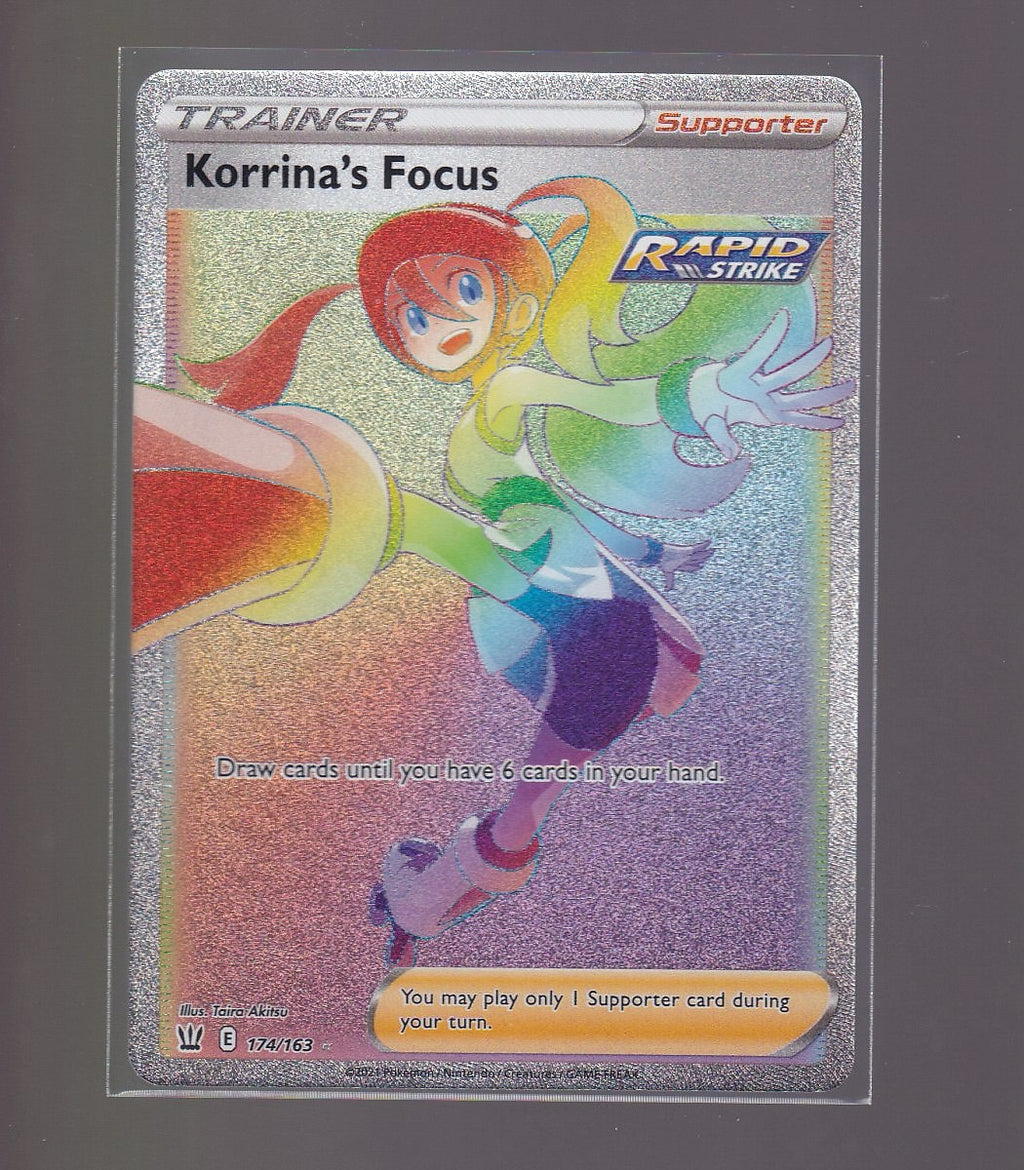 SWSH05: Battle Styles #174/163 Korrina's Focus (Secret)