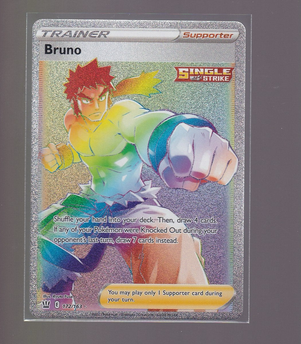 SWSH05: Battle Styles #172/163 Bruno (Secret)