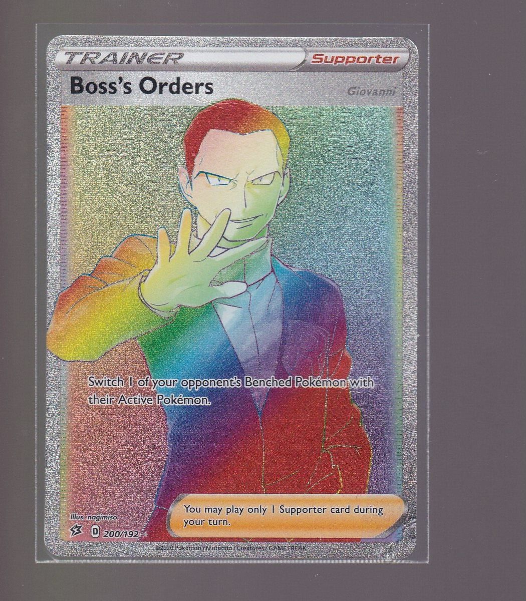 SWSH02: Rebel Clash #200/192 Boss's Orders (Secret)