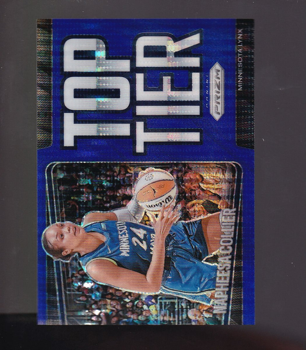 2025 Panini Prizm WNBA #5 Napheesa Collier Top Tier Blue Pulsar Prizms #/199