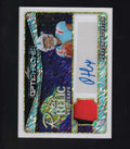 2025 Leaf Optichrome #RA-PH1 Peyton Houston RC Relic Auto Crystal Silver #/10