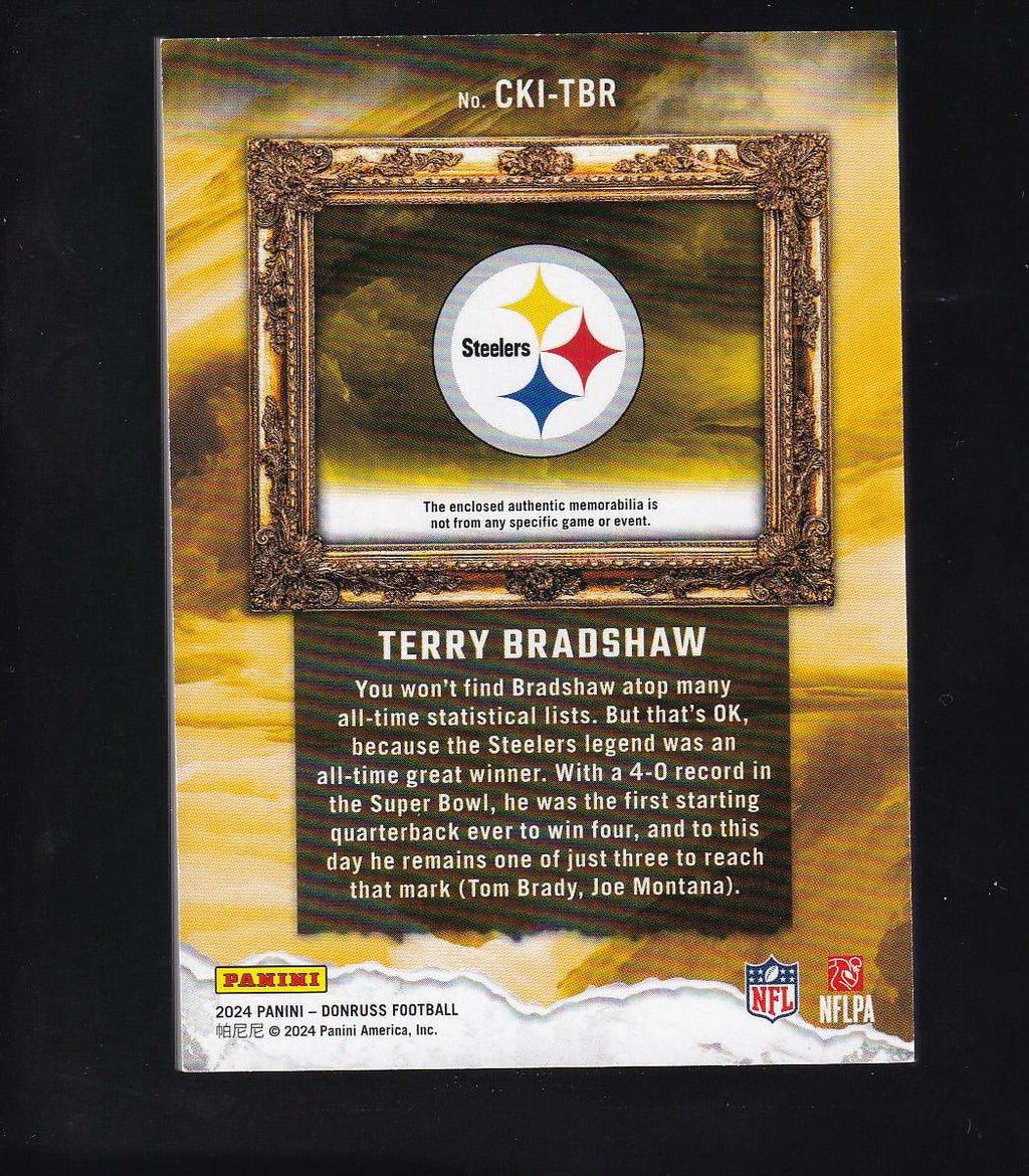 2024 Donruss #CKI-TBR Terry Bradshaw Canton Kings #/425