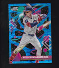 2025 Topps Chrome Cosmic #104 Pete Crow-Armstrong Blue Moon Pulsar Ref #/99