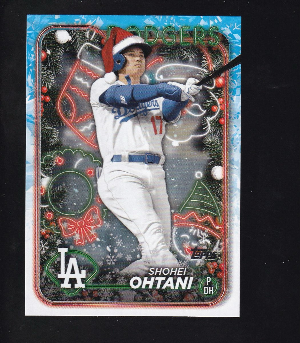 2024 Topps Holiday #H1 Shohei Ohtani Santa Hat