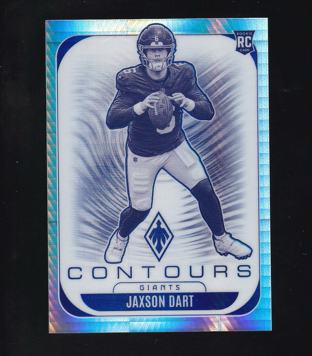 2025 Panini Phoenix #24 Jaxson Dart Contours Wave Prizm #/299