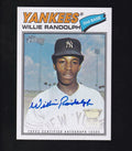 2026 Topps Heritage #77RO-WR Willie Randolph Real One Autographs
