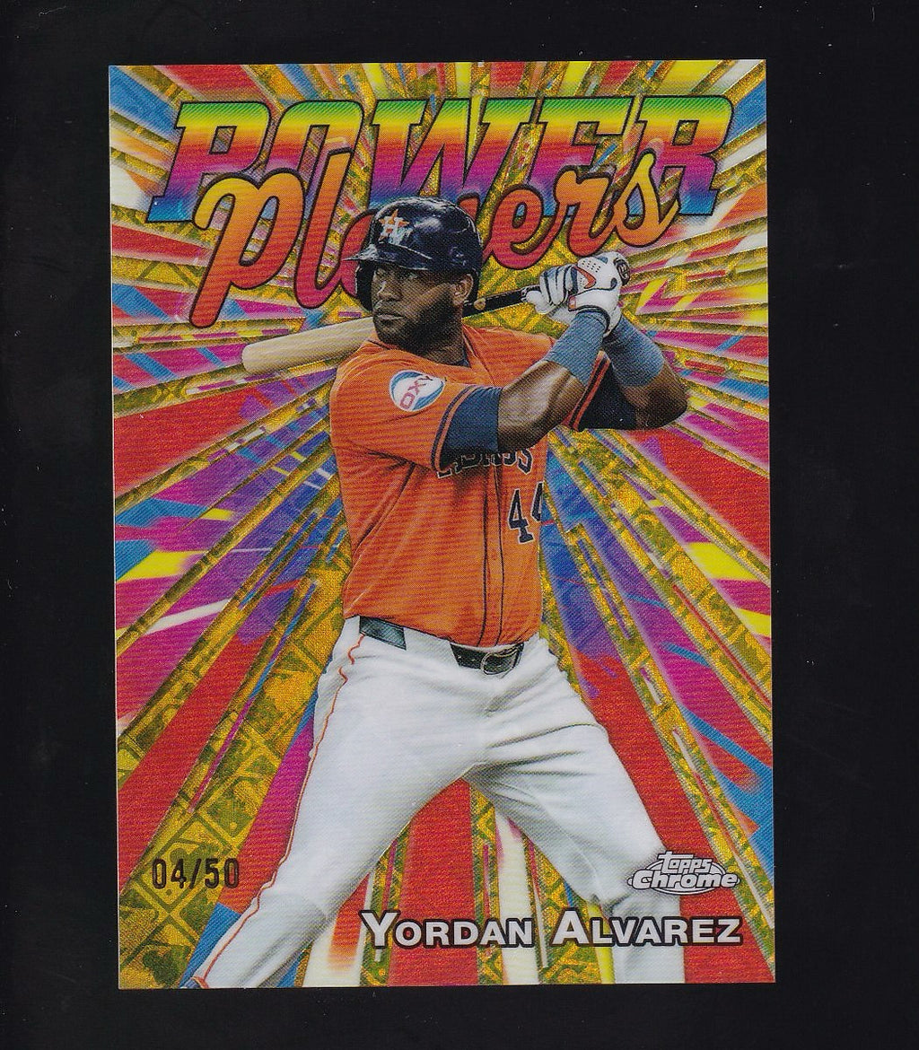 2025 Topps Chrome Logofractor #PP-14 José Ramírez Power Players Gold Ref #/50