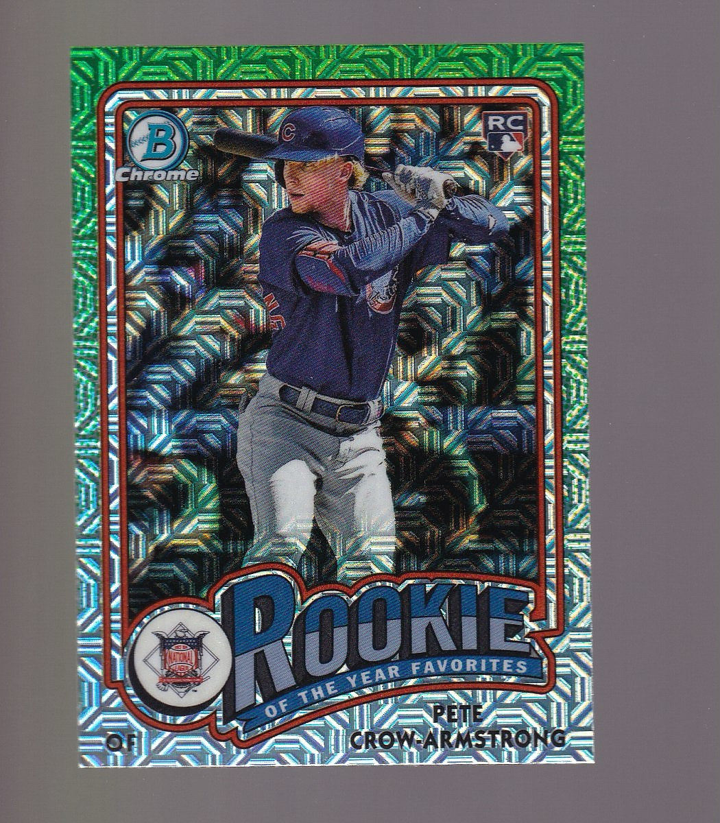 2024 Bowman #ROY-13 Pete Crow-Armstrong Rookie of the Year Mojo Refractors