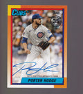 2025 Topps Update #90B2-PH Porter Hodge 1990 Topps Baseball 35th Anniv Auto