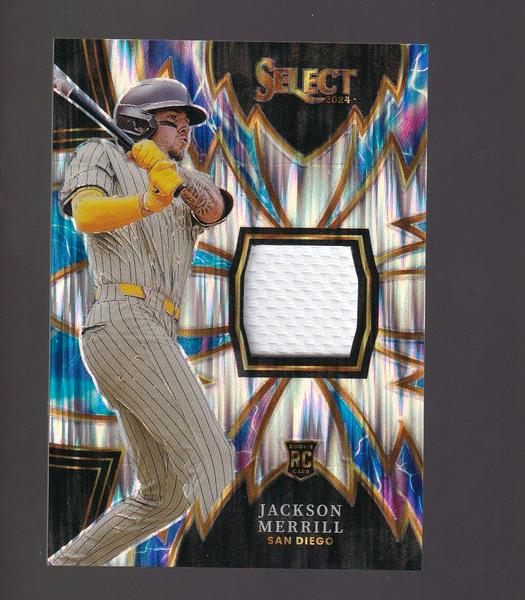 2024 Panini Select #SPK-JM Jackson Merrill Sparks Relics