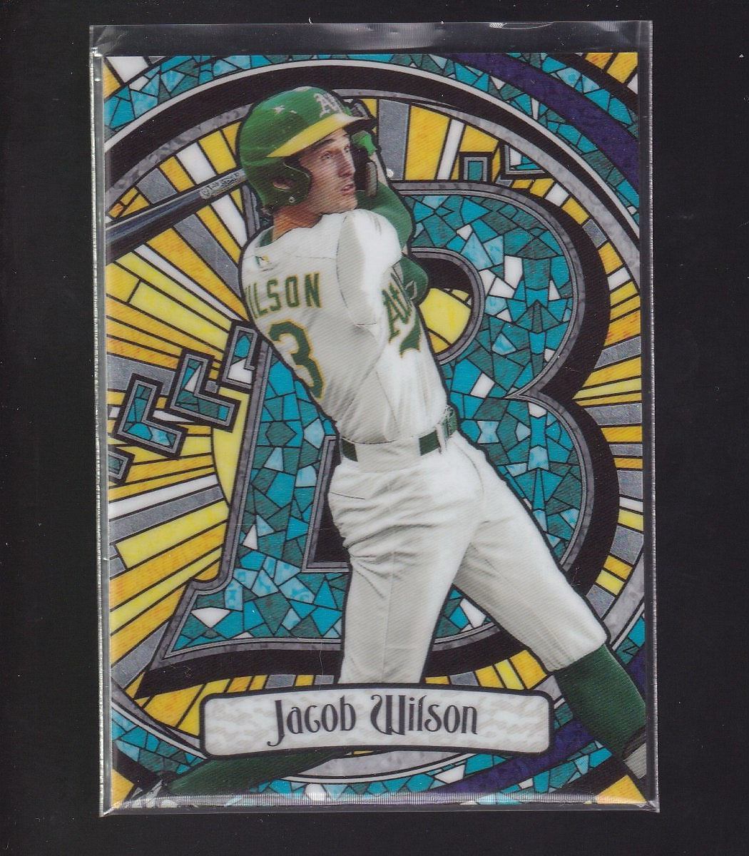 2023 Bowman Draft #BGA-5 Jacob Wilson Bowman Glass