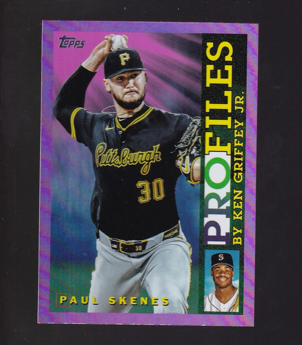 2026 Topps #TP-14 Paul Skenes Profiles Pink Foil