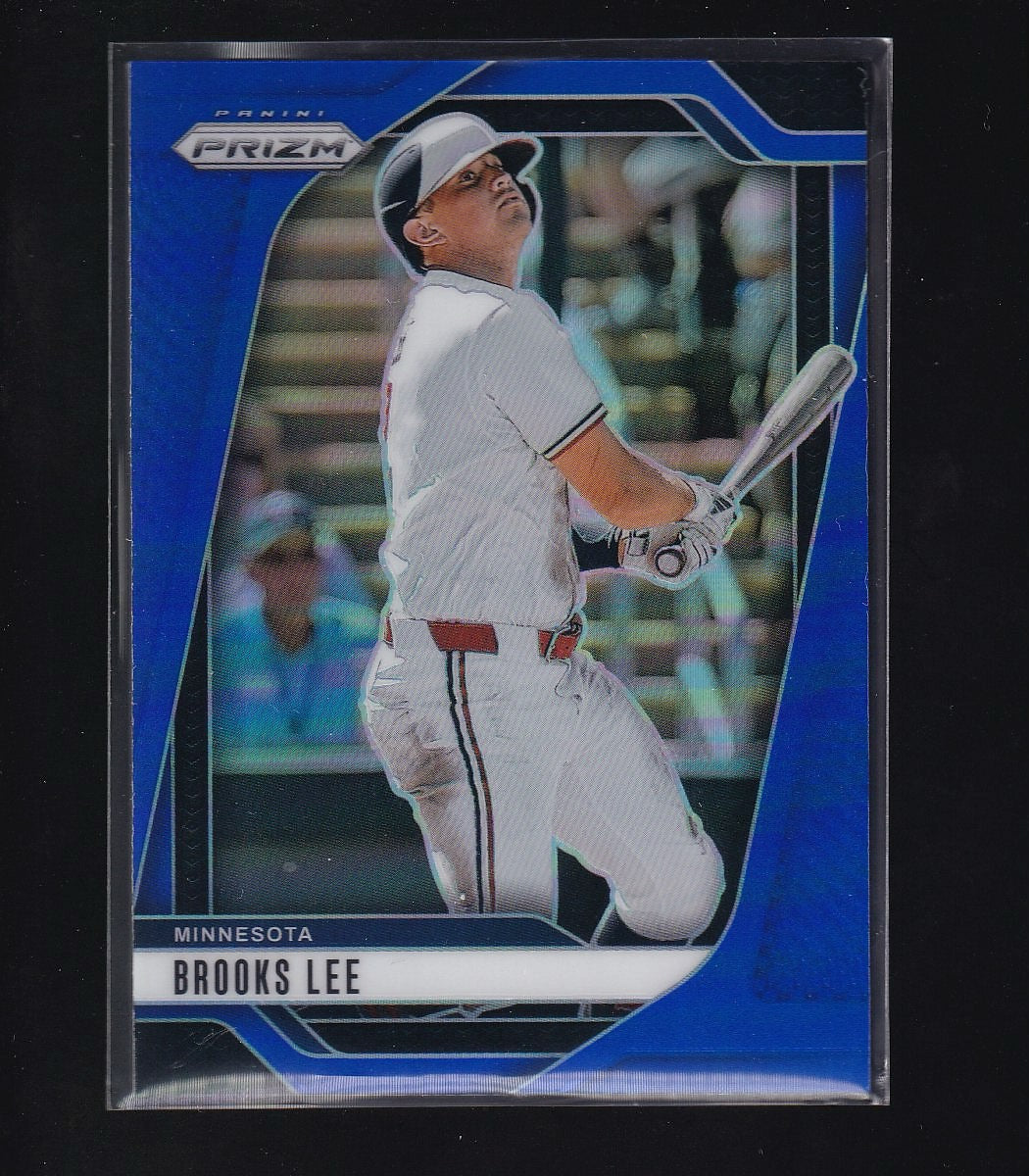 2025 Panini Prizm #253 Brooks Lee Blue Prizms #/199
