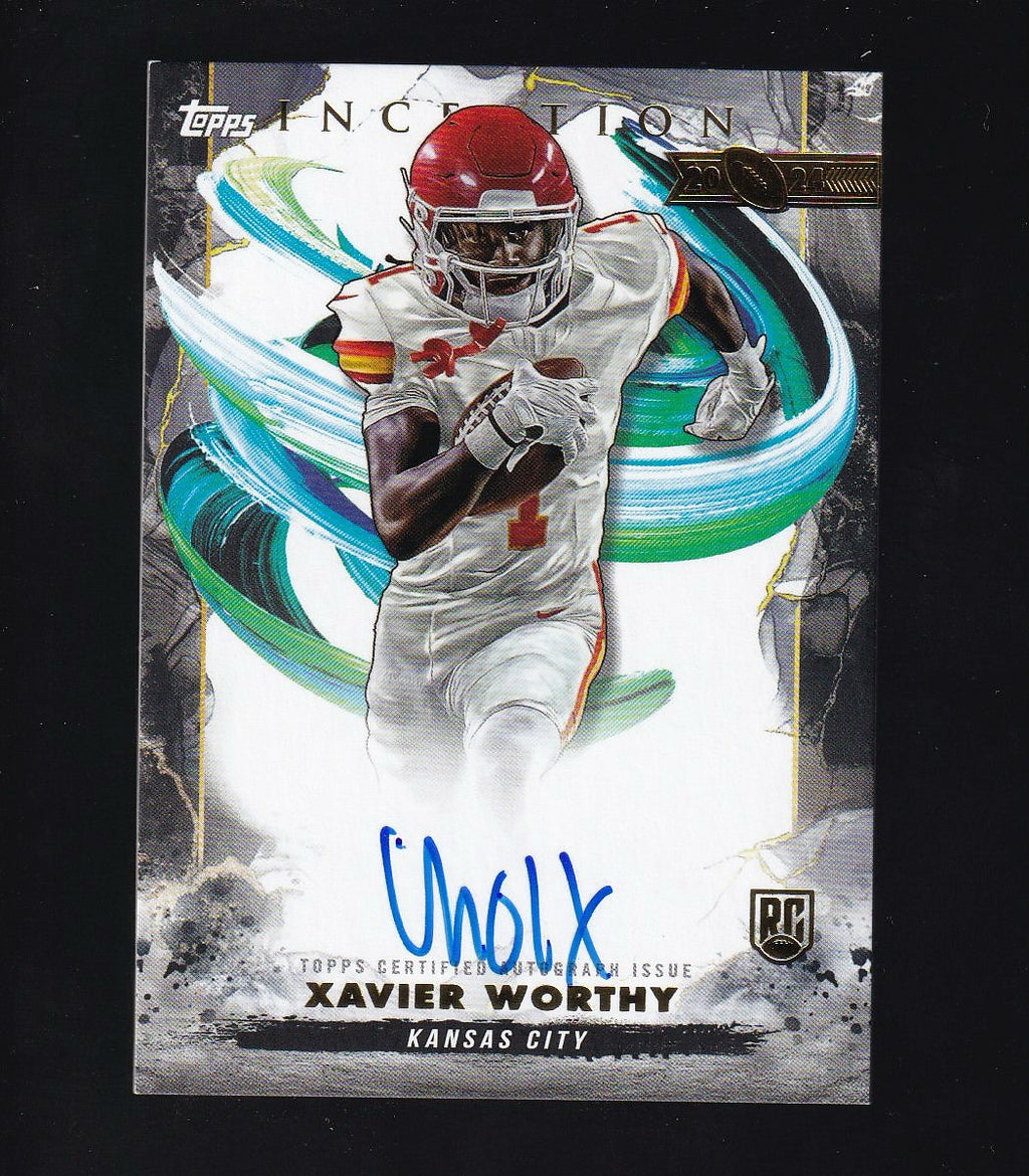 2024 Topps Inception #RA-XW Xavier Worthy Rookie Autographs