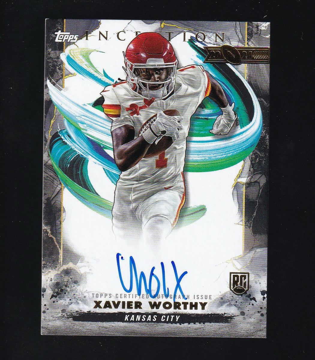 2024 Topps Inception #RA-XW Xavier Worthy Rookie Autographs