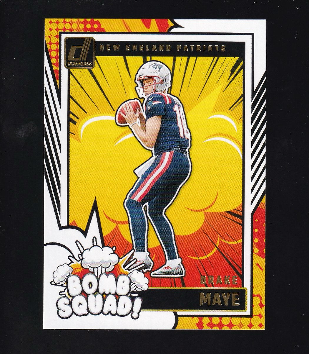 2024 Donruss #28 Drake Maye Bomb Squad