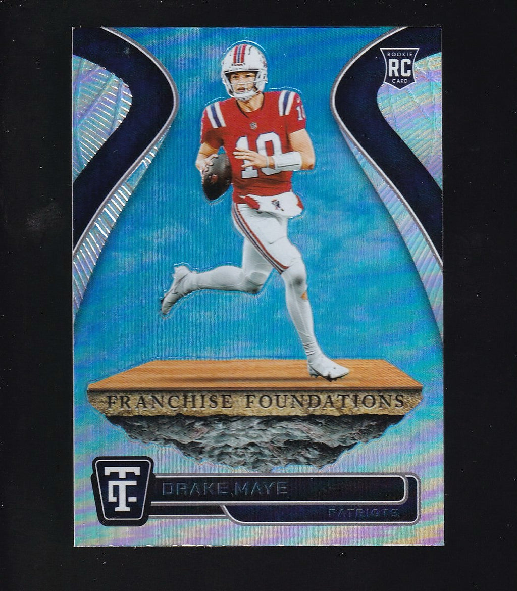 2024 Panini Totally Certified #16 Drake Maye Franchise Foundations Mirror