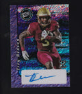 2024 Leaf #20A-TB1 Trey Benson 2000 Press Pass Auto Shimmer Purple #/8