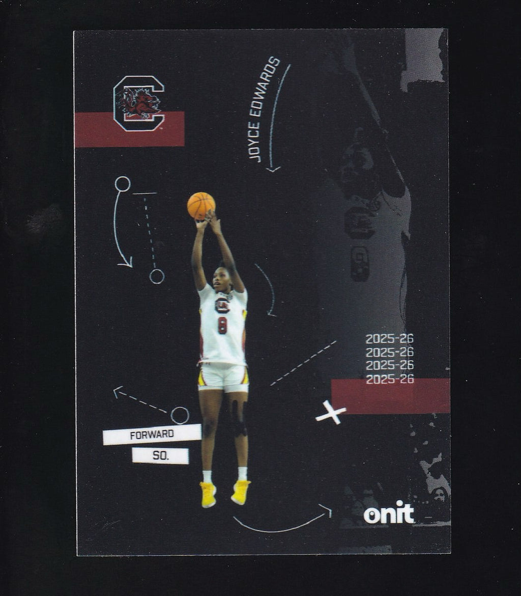 2025-26 ONIT Athlete USC Gamecocks #SIL-3 Joyce Edwards Silhouette Parallel