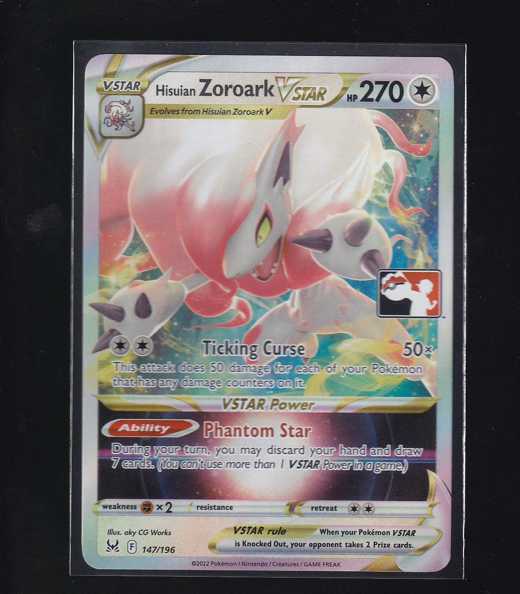 Prize Pack Series Cards #147/196 Hisuian Zoroark VSTAR