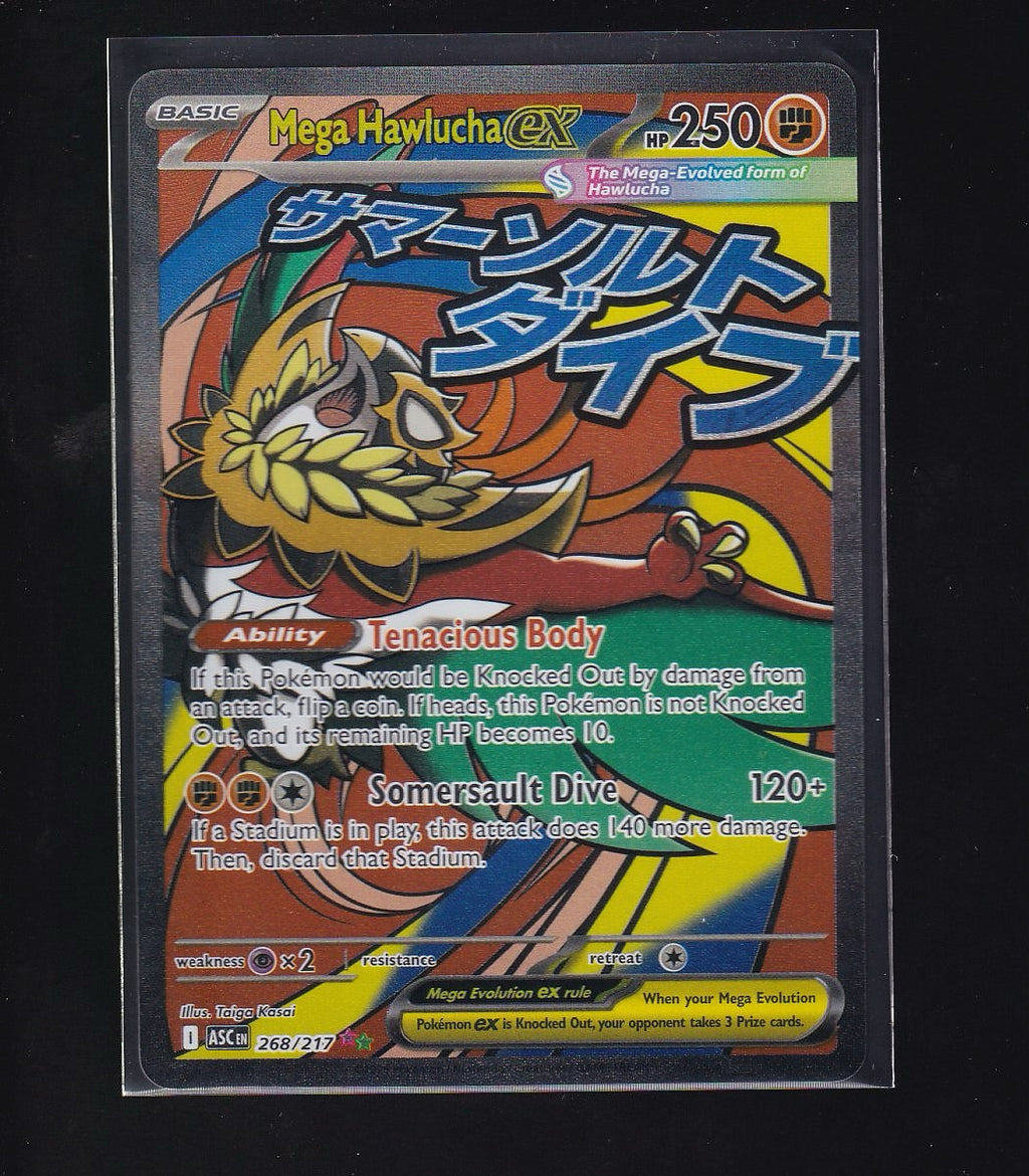 ME: Ascended Heroes #268/217 Mega Hawlucha ex