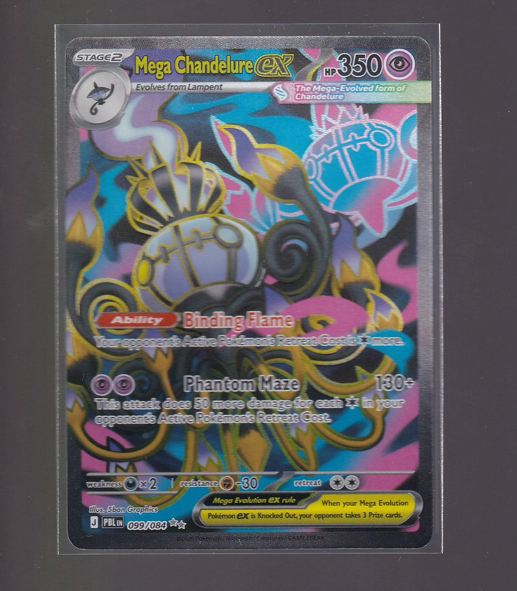 ME05: Pitch Black #099/084 Mega Chandelure ex