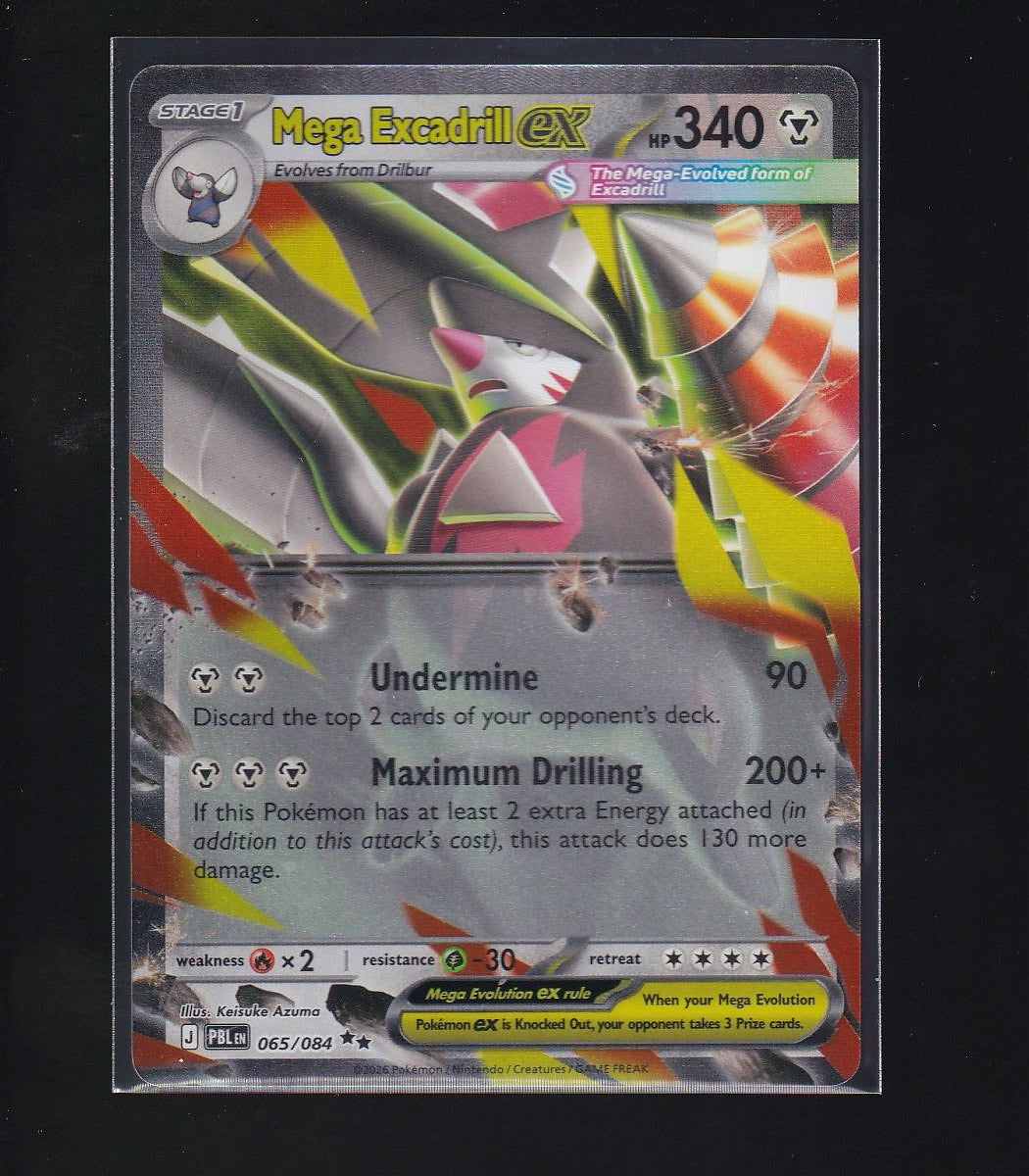 ME05: Pitch Black #065/084 Mega Excadrill ex