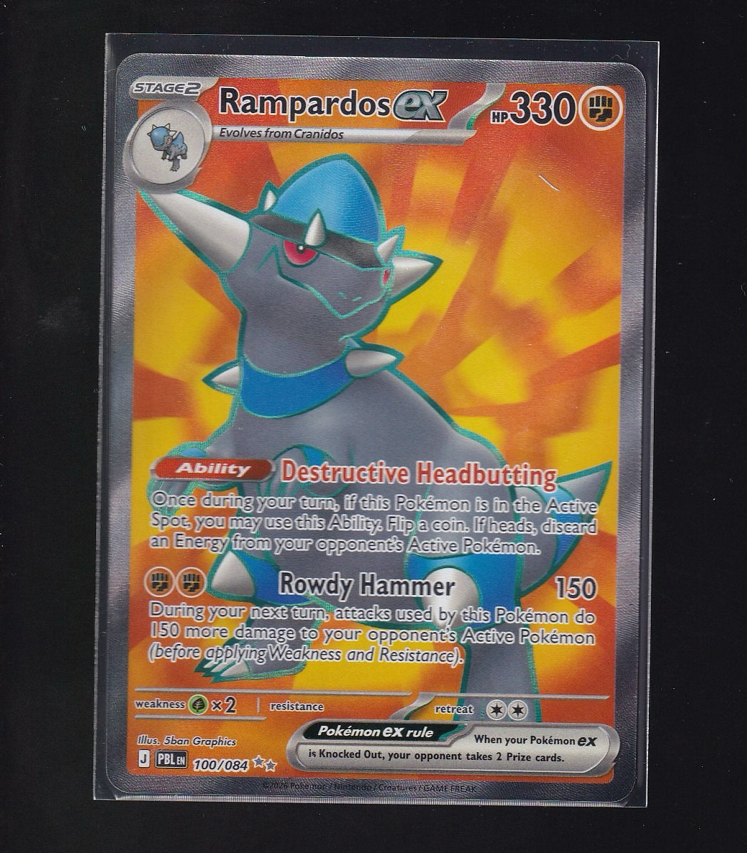 ME05: Pitch Black #100/084 Rampardos ex
