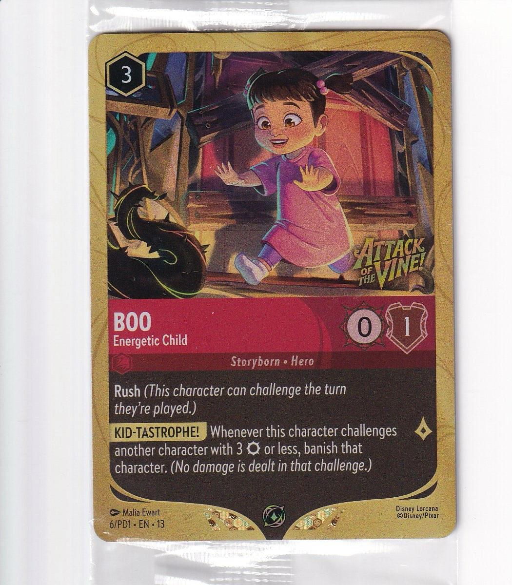 Attack of the Vine #6/PD1 Boo-Energetic Child-Sealed PreRelease Promo
