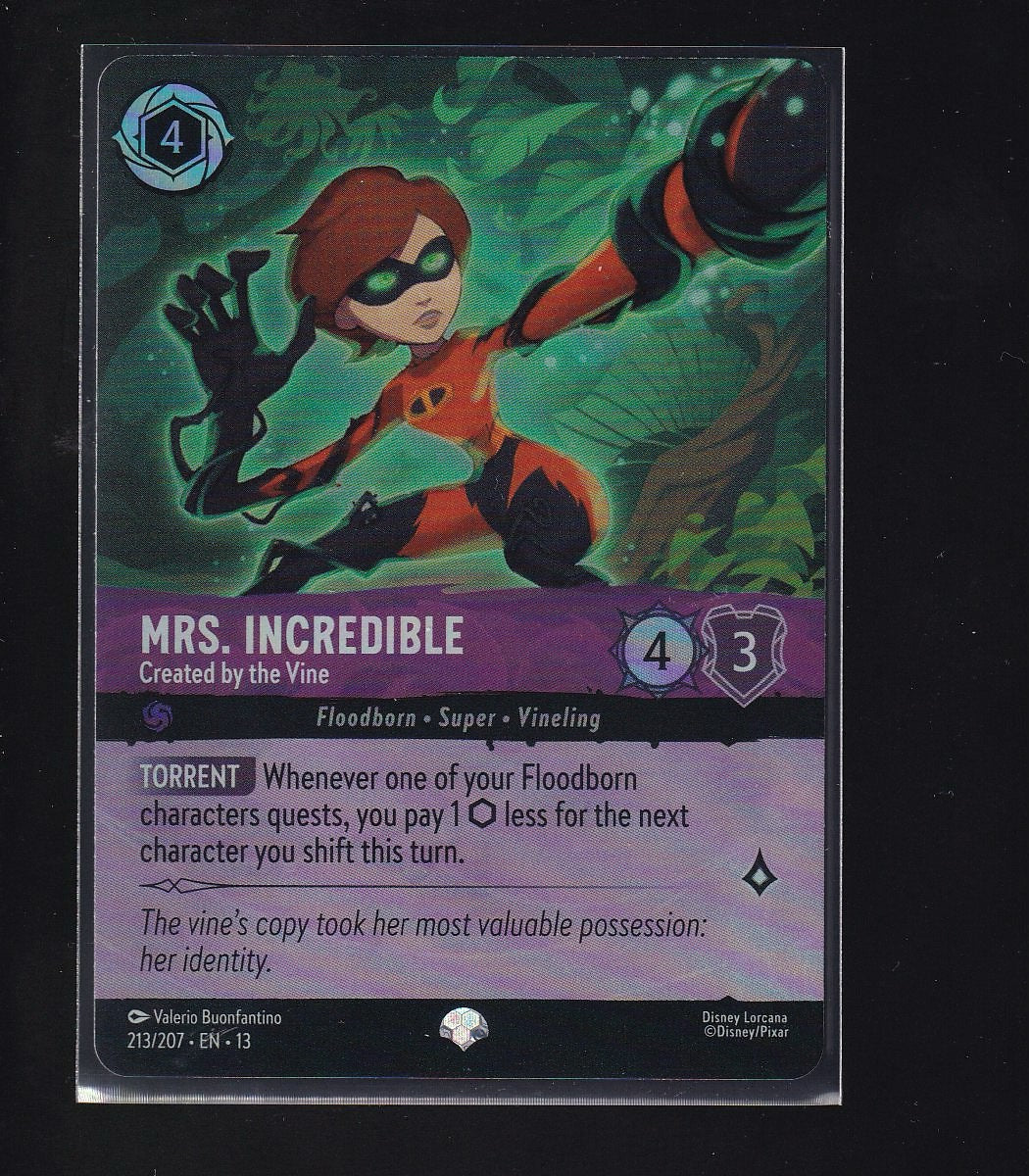 Attack of the Vine #213/207 Mrs. Incredible: Created by the Vine-Epic