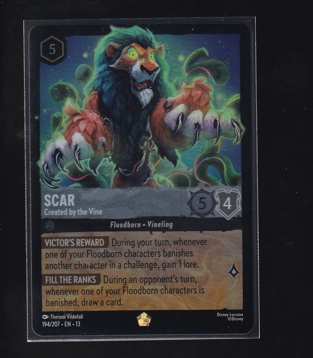 Attack of the Vine! #194/204 Scar-Cold Foil-Legendary