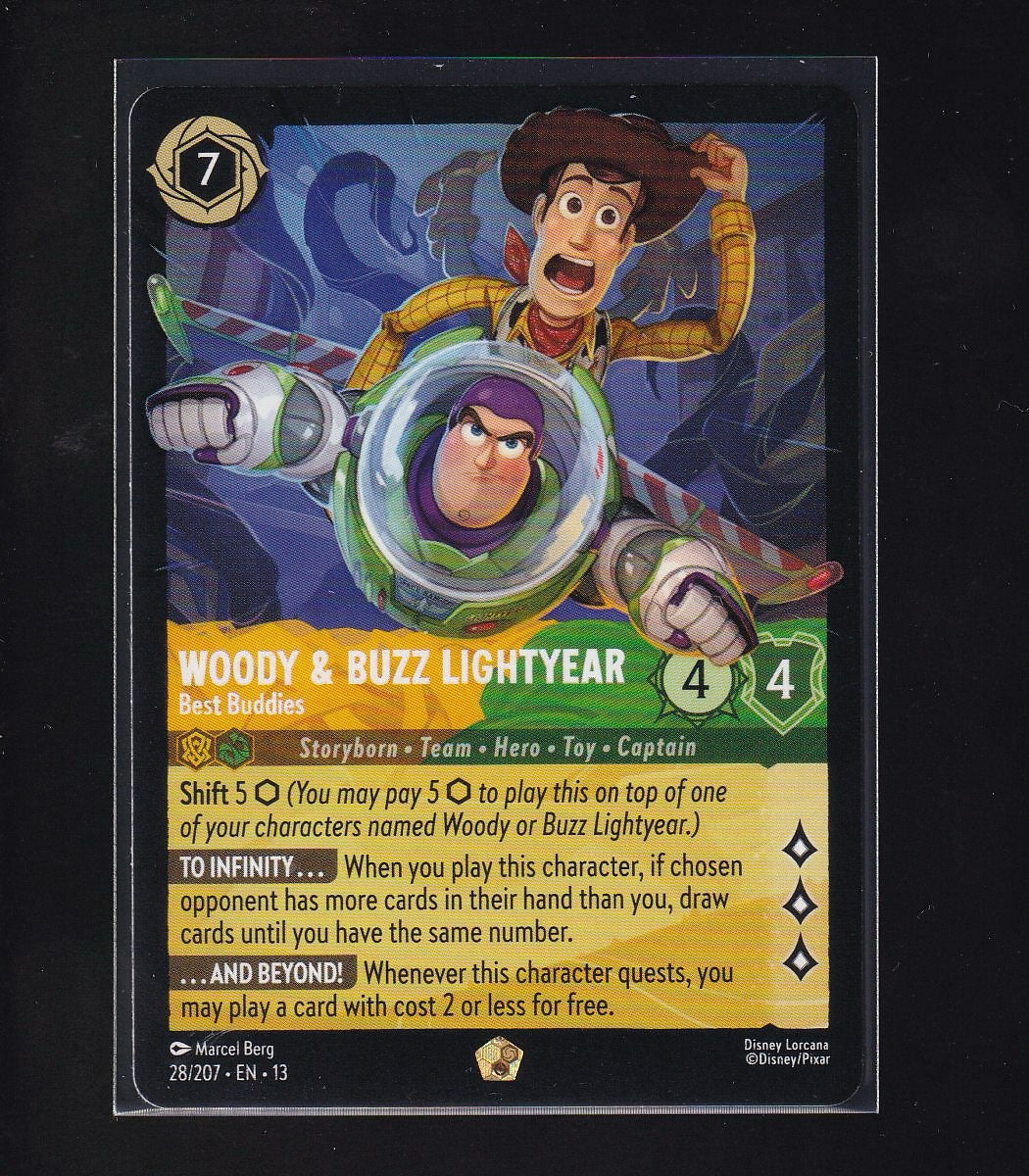 Attack of the Vine! #28/204 Woody & Buzz Lightyear-Legendary-Regular