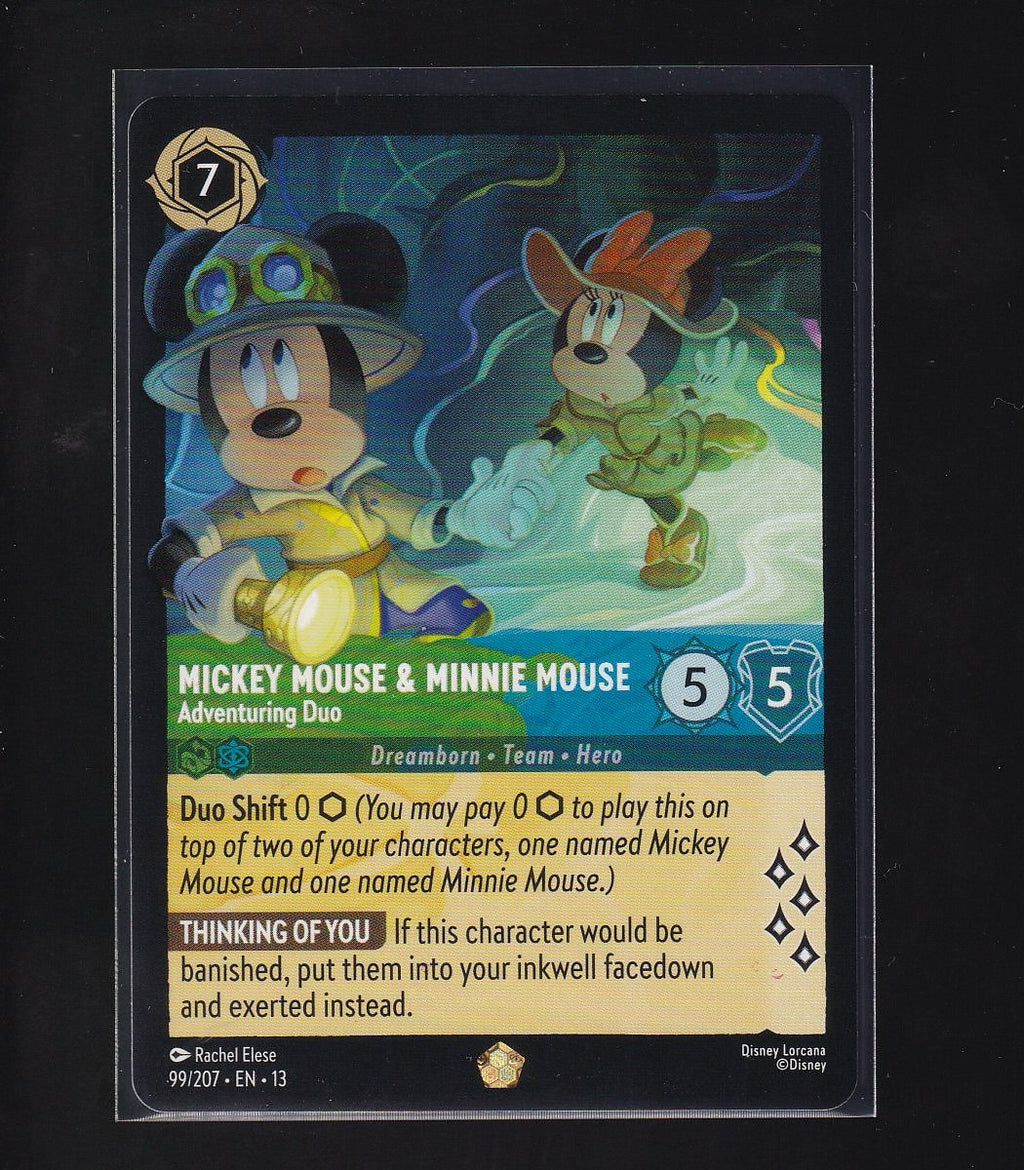 Attack of the Vine! #99/204 Mickey Mouse & Minnie Mouse-Legendary-Regular