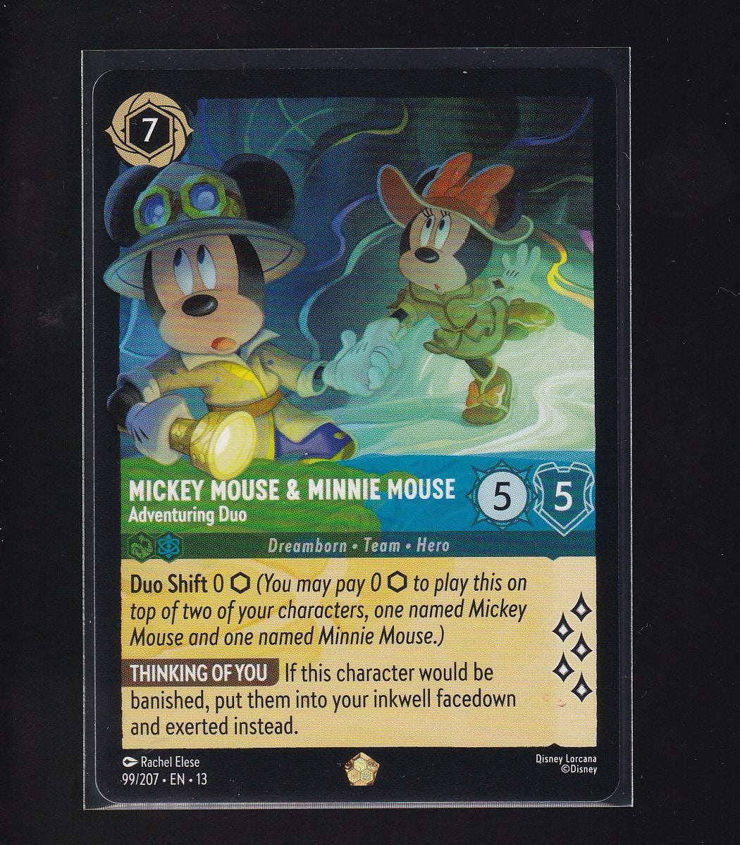 Attack of the Vine! #99/204 Mickey Mouse & Minnie Mouse-Legendary-Regular