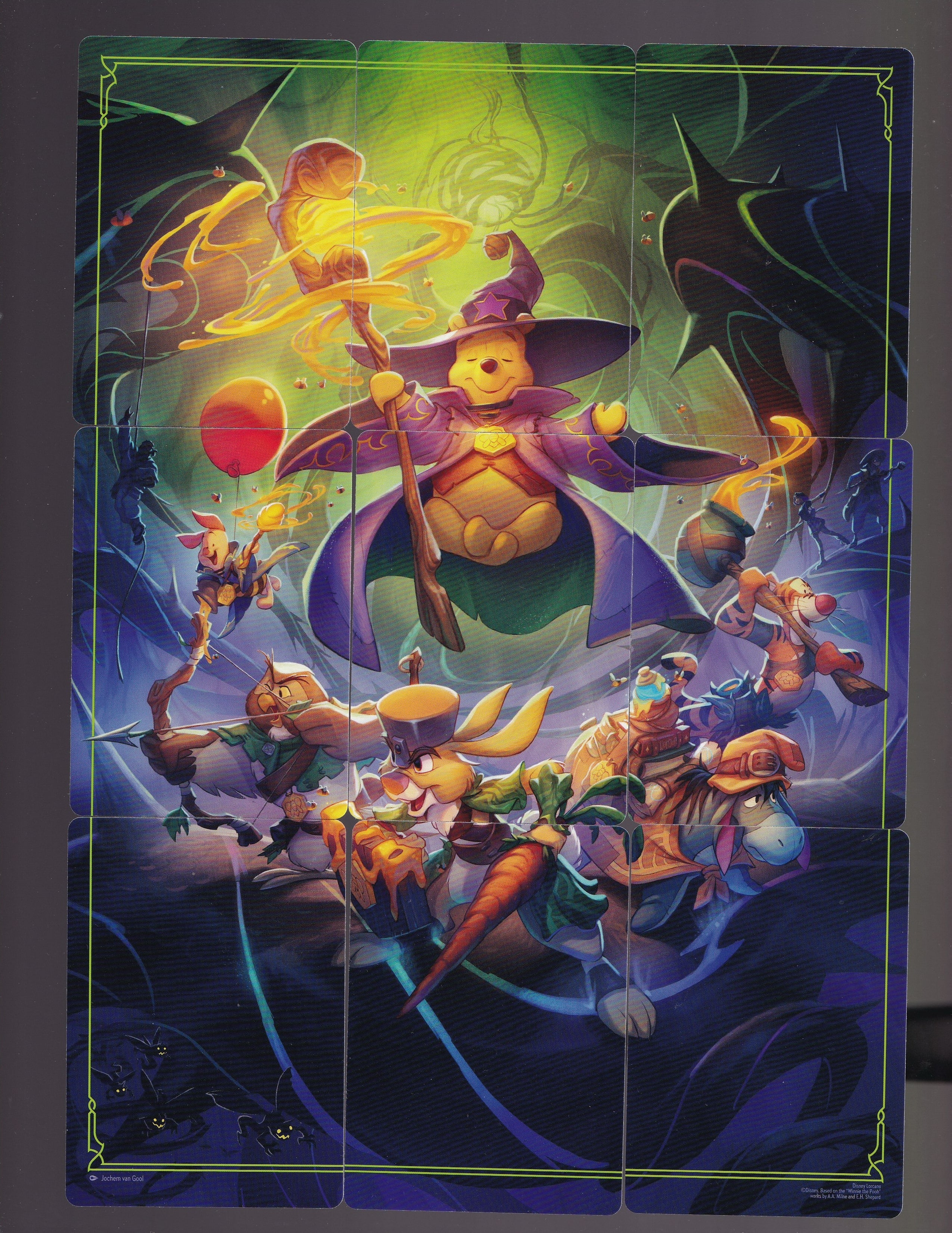 Attack of the Vine -Complete Set-Puzzle Pieces (All 9)