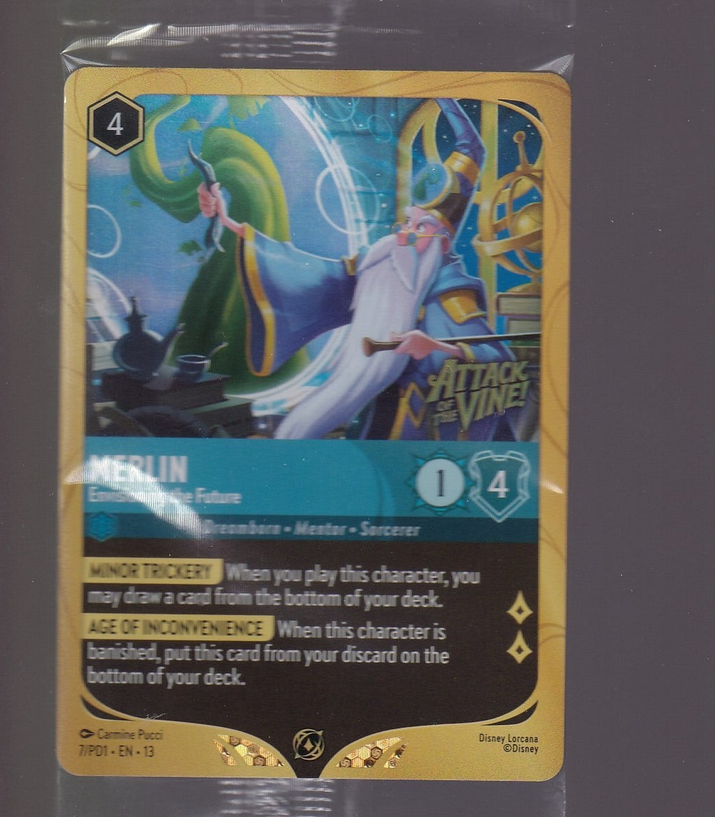 Attack of the Vine #7/PD1 Merlin: Envisioning the Future-Sealed PreRelease Promo